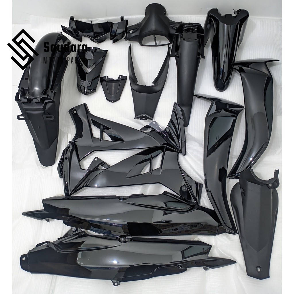 Full Set Body Vega R New 2006 2007 2008 2009 Hitam (KASAR & HALUS) ORIGINAL WIN - COVER BODY FULL SE