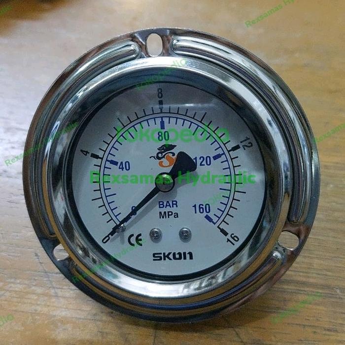 Pressure Gauge 2,5 Inch 16 Mpa Payung (Skon)