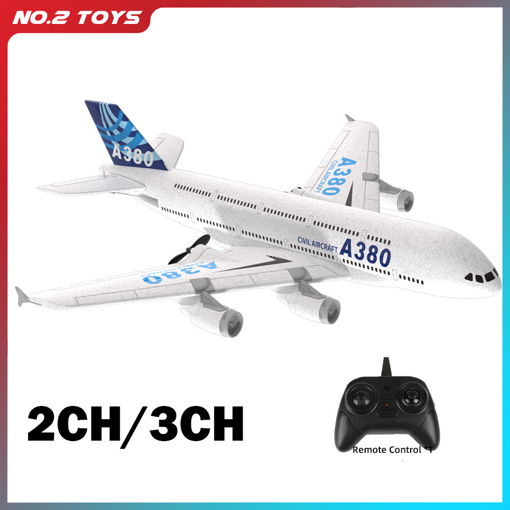 A380 Airplane Airbus RC Airplane Foam Toys 2.4G Glide Fixed Wing RTF Plane Outdoor Toys Drone Modle
