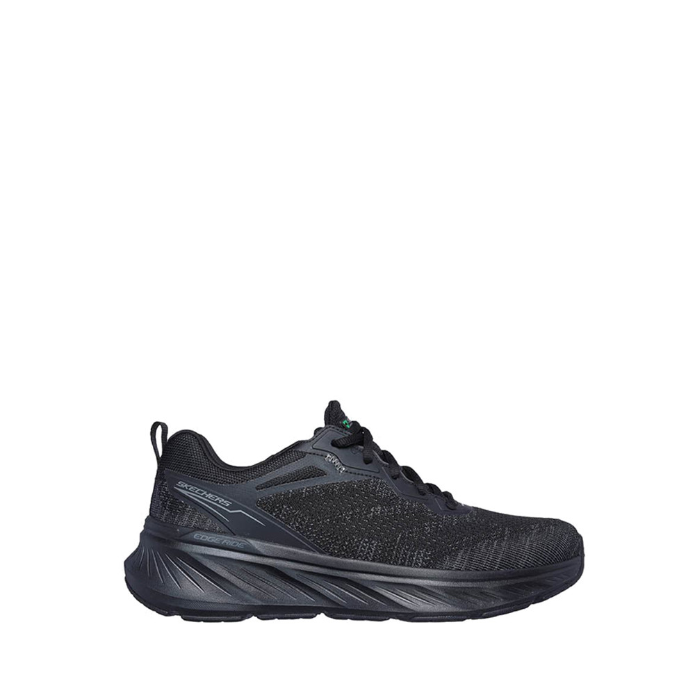 SEPATU FITNES PRIA SKECHERS SPORT EDGERIDE BLACK ( SKE232836BBK ) 100% ORIGINAL RESMI