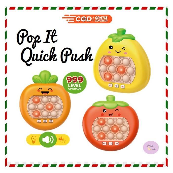 SALE Mainan Pop It Elektronik/ Mainan Pop It Push/ Push Pop It/ Pop It Game Ready TERMURAH