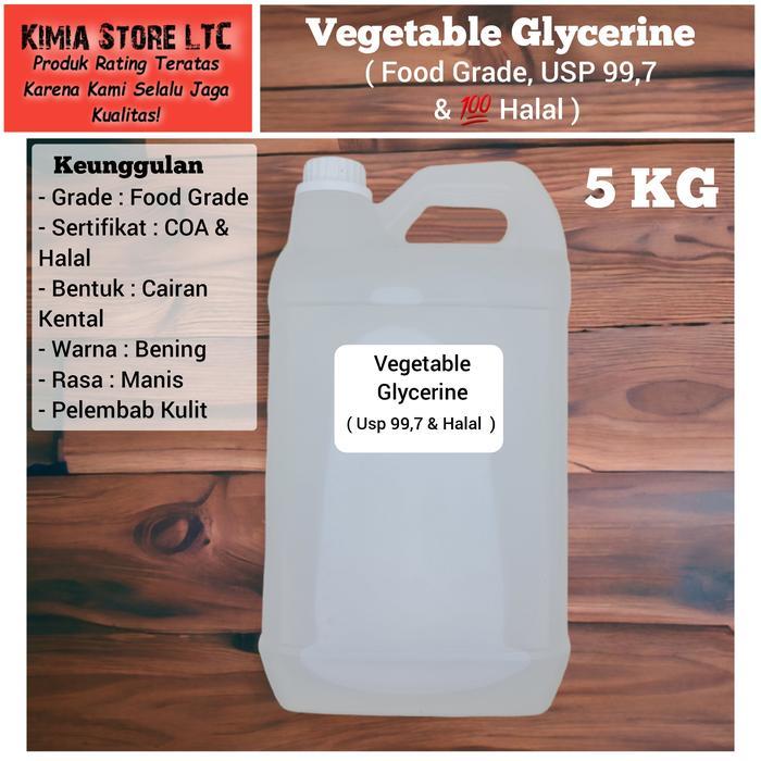 Ready Gliserin 99,5%/ Glycerol 99,5% / Glycerin Vegetable 5kg 99,5%