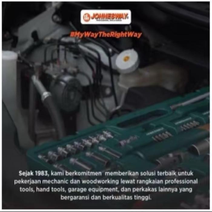 JONNESWAY GAGANG KUNCI RACHET 1/2" FLEKSIBEL 72 GIGI HANDLE FLEXIBLE 72 TEETH