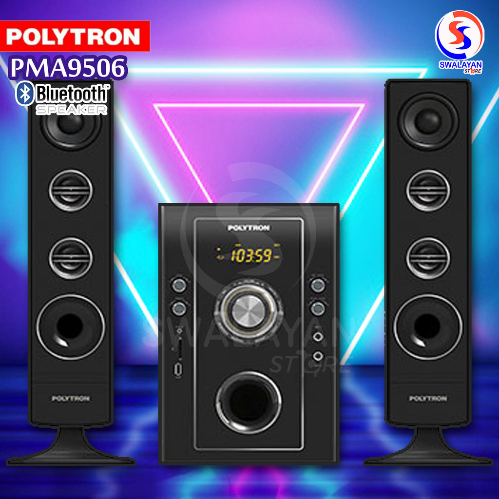 SPEAKER Home Theater Super Bass Karaoke polytron PMA 9506/9526 BT