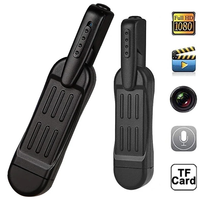 1080P T189 Mini Camera Full HD Camera Wearable Small Pen Camera Mini DVR Digital Mini DV Camera Espi