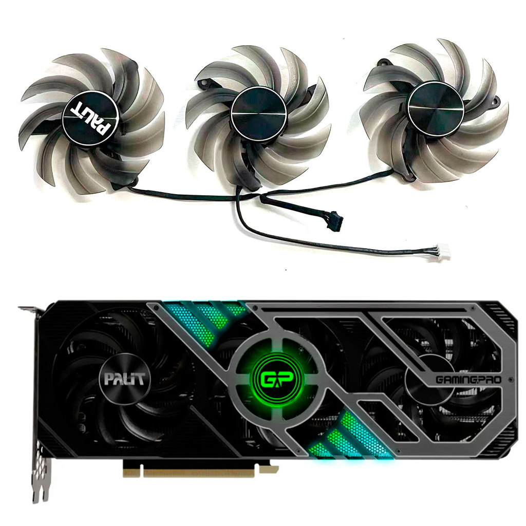 Original new GPU fan 4pin 87MM suitable for PALIT RTX 3060TI 3070 3070TI 3080 3080TI 3090 Gaming pro