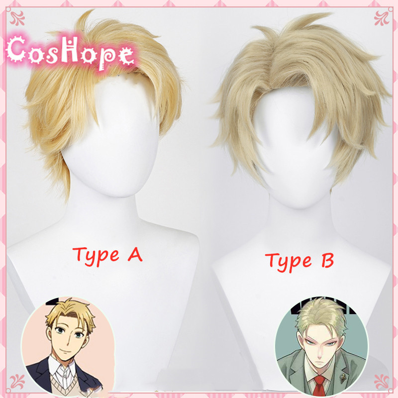 Loid Forger Cosplay Wig 30Cm Yellow Or N Wig Cosplay Anime Cosplay Wig Heat Resistant Synthetic Wig