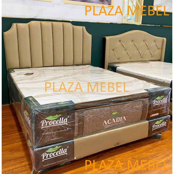 SET Spring Bed Procella ACADIA Pocket Spring + HB Neptunus ( FULLSET ) - SET 160x200