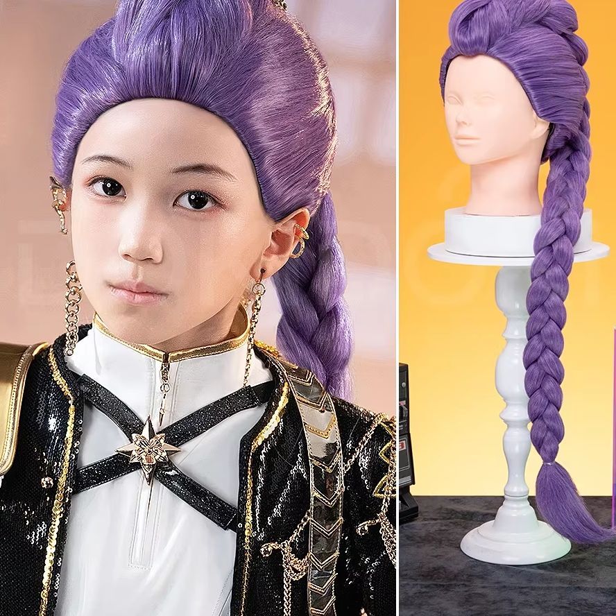 Rumi Mira Zoey Front Lace Wig Cosplay Dokidoki Kids Halloween Rumi Cosplay 100Cm Long Hair