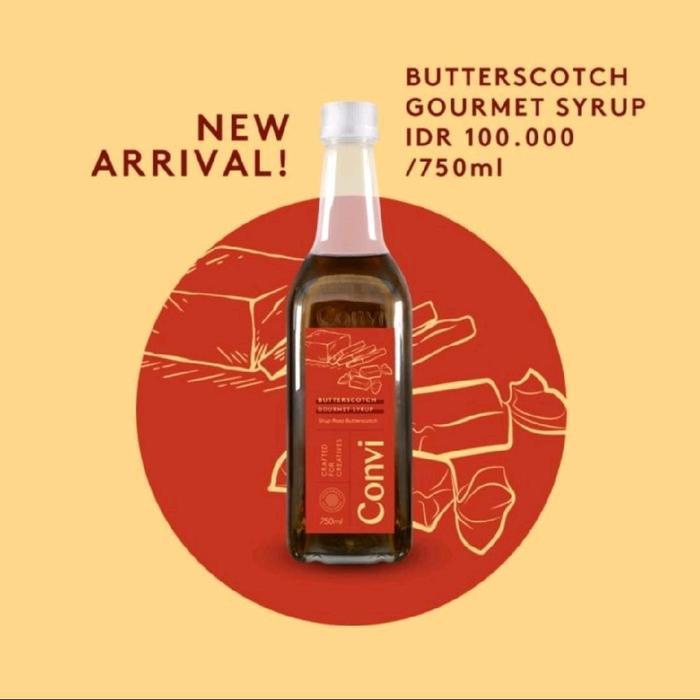 CONVI syrup butterscotch / sirup rasa butterscotch