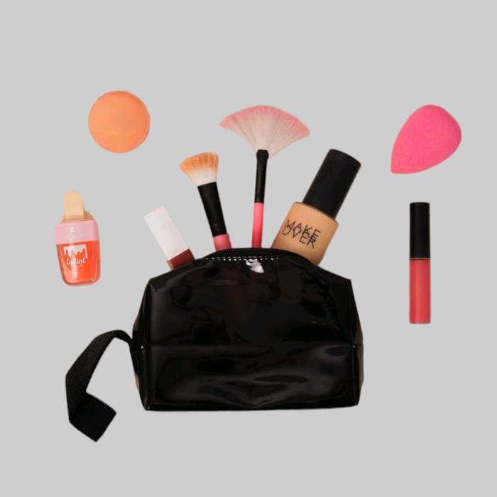Pouch Kosmetik Transparan - Tas Make Up Multifungsi - Pouch Travel Tas Mika transparan waterrproof