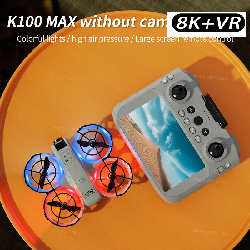 New K100 MAX GPS Large Screen Drone 8K 5KM Optical Flow HD Dual Camera Obstacle Avoidance Aerial