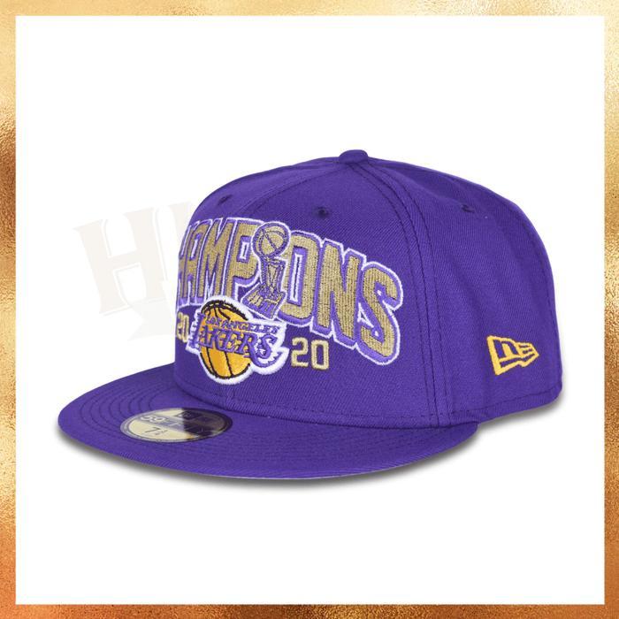 Topi New Era Nba La Lakers Champions 2020 59Fifty Fitted Hat Original