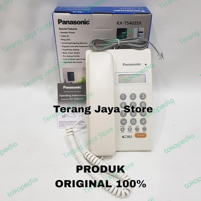 JTTOP" TELEPON KABEL PANASONIC KX-TS400SX PESAWAT TELEPON PANASONIC KX-TS400