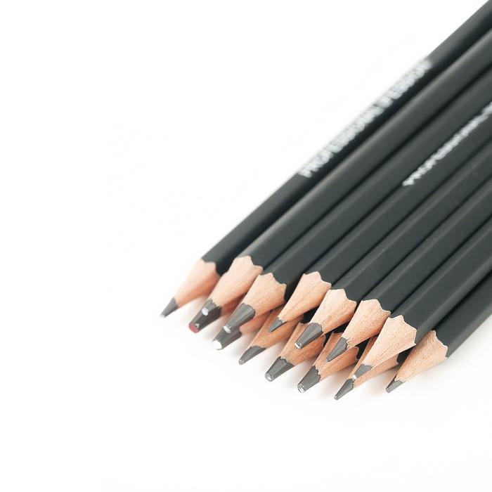 PROFESSIONAL WOODEN DRAWING PENCIL GRAPHITE SKETCHING PENCIL OFFICE SCHOOL SUPPLIES 12B 10B 8B 7B 6B