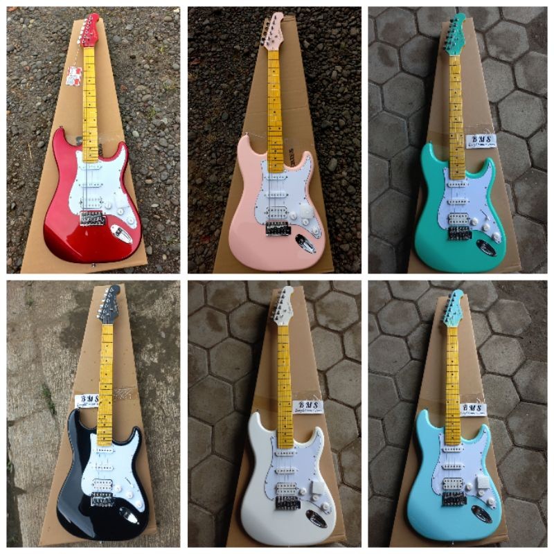 GITAR ELEKTRIK SCORPION SS 120 ORIGINAL SCORPION MODEL STRATOCASTER