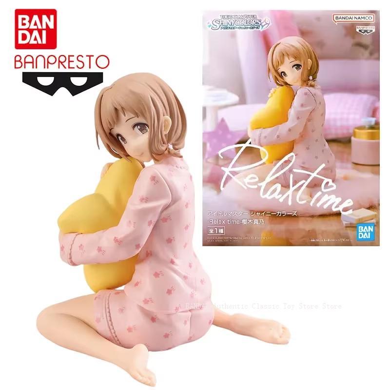 Bandai Genuine THE IDOLM@STER Relax Time Anime Figure Sakuragi Mano Action Figure Toys for Boys