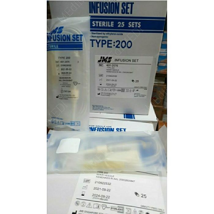 JMS INFUSION SET TYPE 200 ( INFUS SET DEWASA )