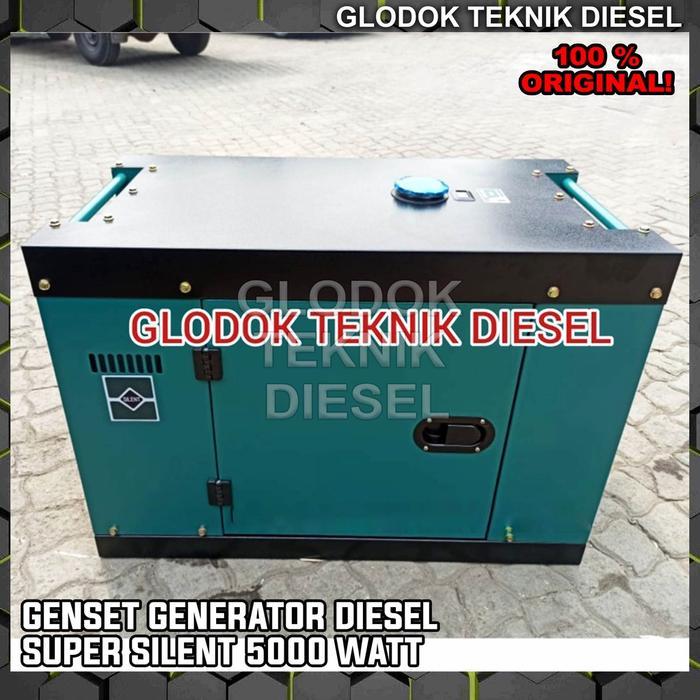 Matrix Genset Diesel Super Silent 5000 watt Generator Listrik SOLAR 5 KW ORIGINAL TERBAIK