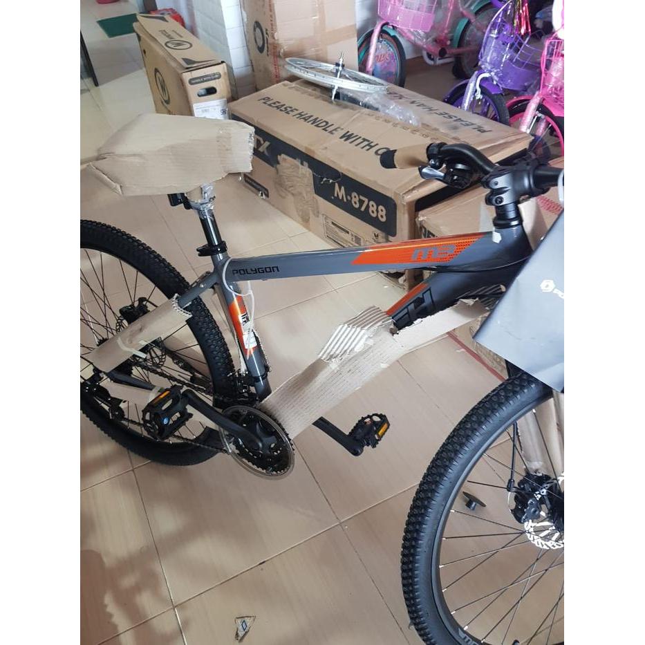 SEPEDA MTB POLYGON MONARCH 3 ALLOY NEW COLOR GREY UKURAN 26 INCH