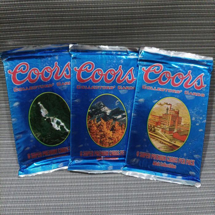 Coors 1995 trading card sealed pack