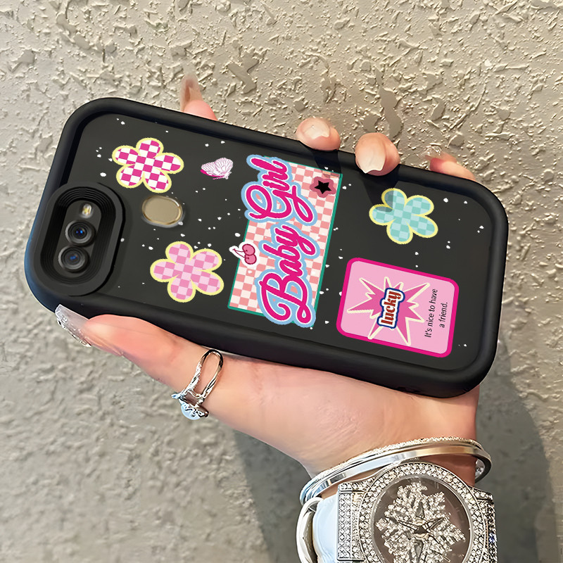 Casing Hp Untuk OPPO A7 OPPO A5s OPPO A12 OPPO A12S A11k Case Gaya cewek retro yang seksi Kasing Pre