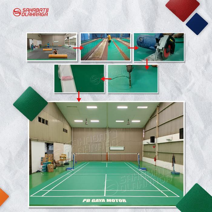 Karpet Vinyl Badminton Bulutangkis Standart WBF