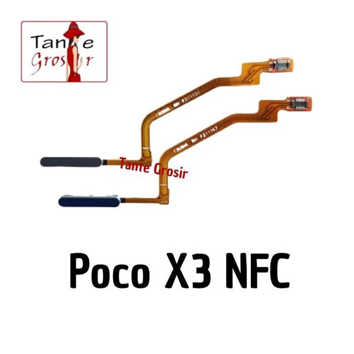 FLEXIBLE FINGERPRINT POCO X3 NFC FLEXIBEL SIDIK JARI ORIGINAL