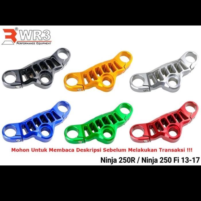 Triple Clamp Segitiga Stang WR3 Ninja 250FI 250 FI Old 2013-2017