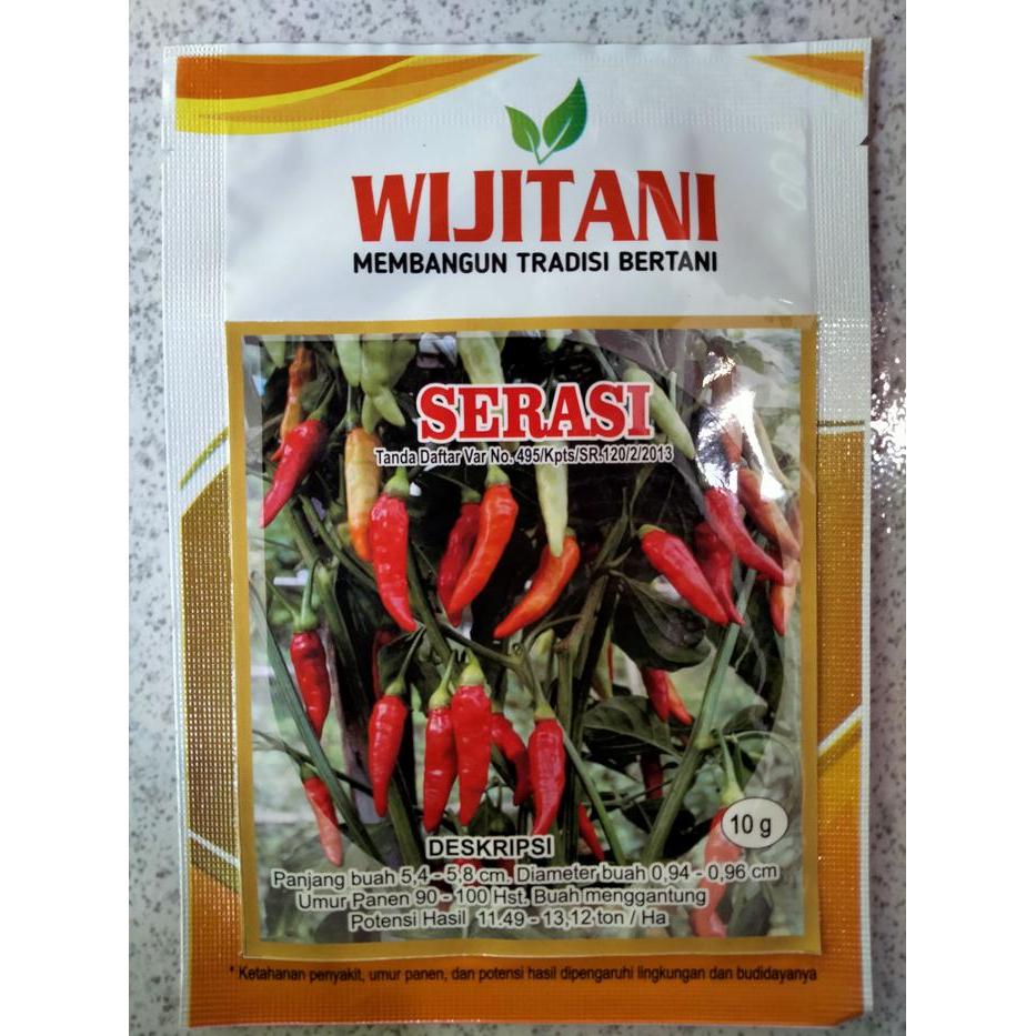 Benih Cabe Rawit SERASI 10 Gram Wijitani- Bibit Cabai SERASI crm
