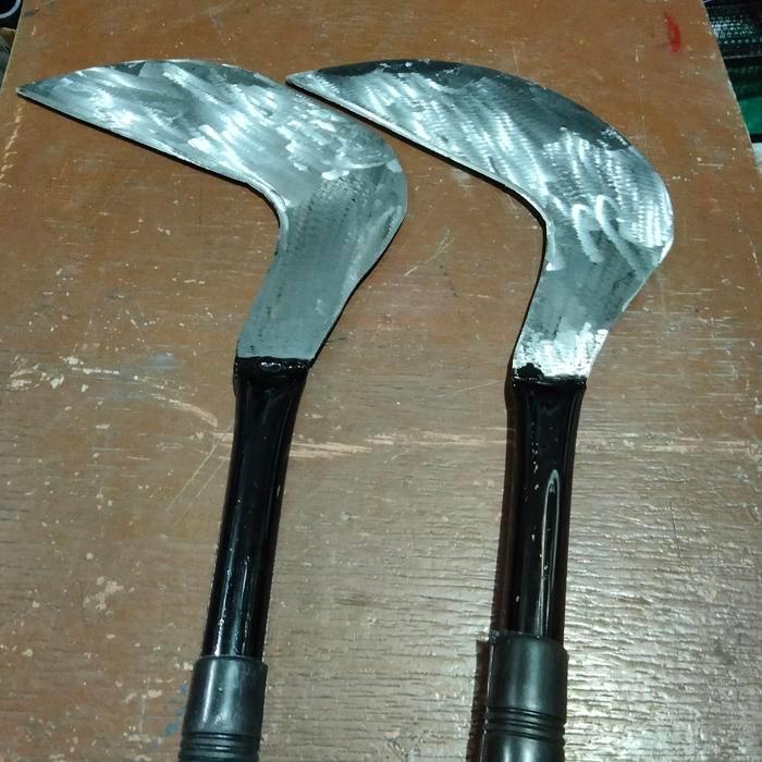 Arit Baja Asli Super Tajam Sabit Rumput Alat Pertanian