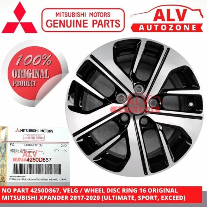 New Velg/Pelek/Veleg Ring 16 Asli Mitsubishi Xpander 4250D867 Kode Kj22