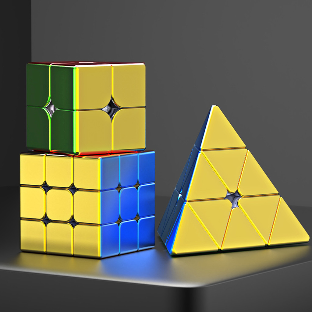 Sengso Speed Cube 2X2X2,3X3X3, Phantom Colour Stickerless Magic Cube Professional Competition Kid