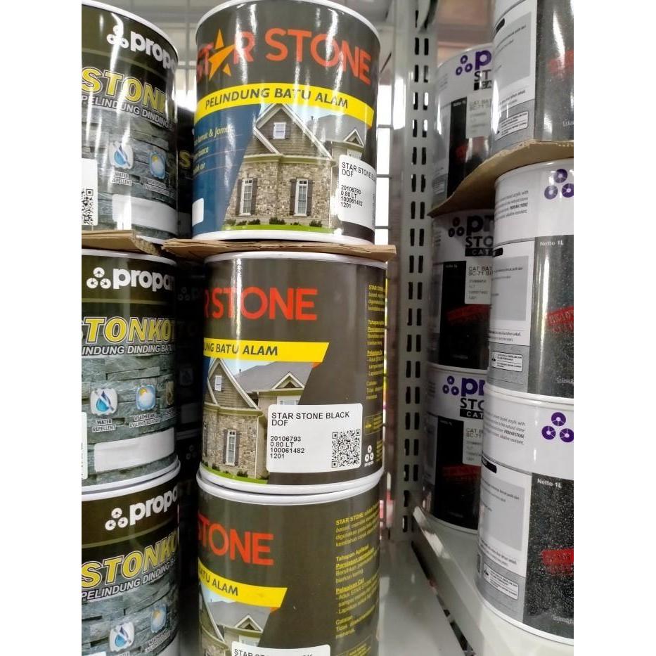 "New" PROPAN STAR STONE STARSTONE Cat Vernis Coating Batu Alam 1 Kg 1Kg
