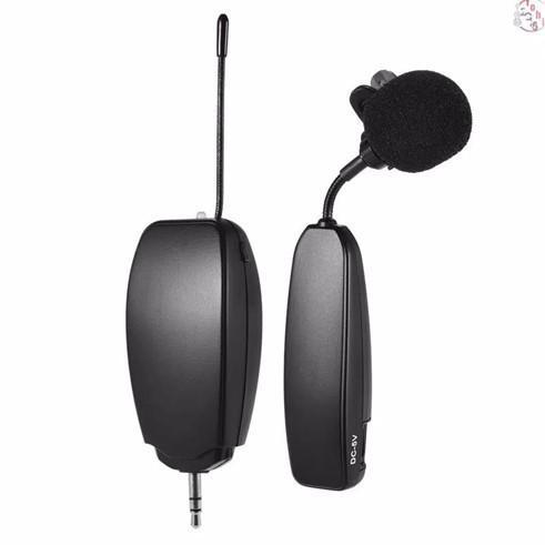 Microphone Mic Clip On Wireless VLOG Kamera Smartphone HP Podcast Zoom