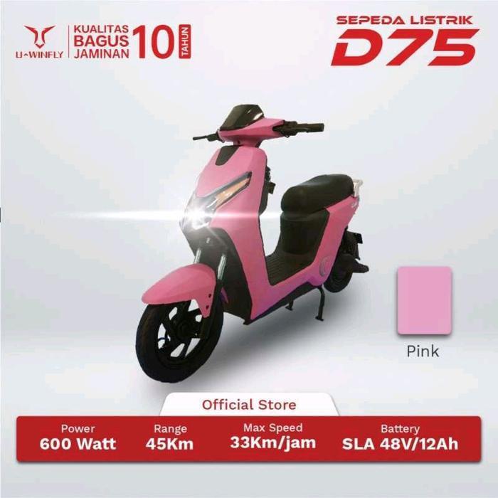 Sepeda Listrik Uwinfly D75 NEW 2025