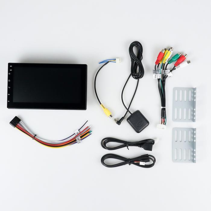 Head Unit Audio Tape Mobil 2 DIN 7 Inch 7Inch Radio Bluetooth Android 10 Hitam 9218 Taffware