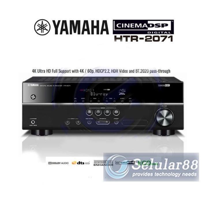 Yamaha HTR2071 4K Ultra 5.1Channel Amplifier Home Theatre Dolby Atmos