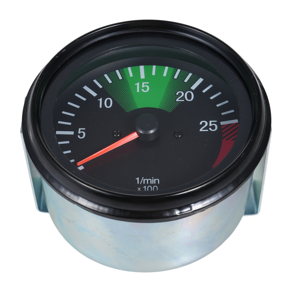 Best Price 12V Tachometer Gauge 3.75inch 0-2500RPM/min Tachometer 637HZ Car Motorcycle Tachometer Ga