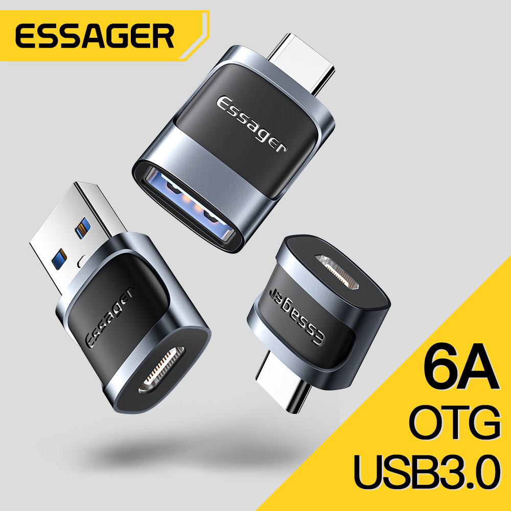 Essager Otg Type C To Usb Micro Usb To Type C Adapter Otg Usb To Type C Adapter For Macbook Otg
