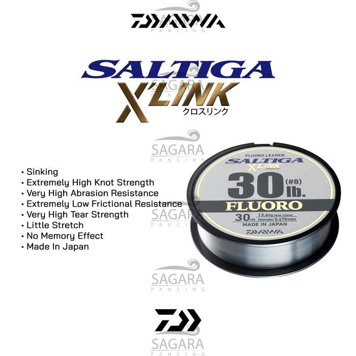 SENAR LEADER DAIWA X-LINK 100% FLUORO CARBON SENAR PANCING MADE IN JAPAN