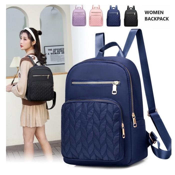 Bp76 Tas Ransel Wanita Korea Style Nami Fashion Women Nylon Backpack
