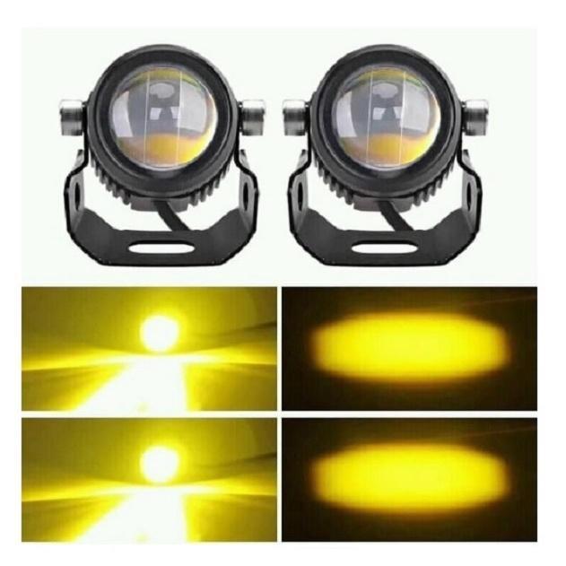 Lampu Led Mobil Motor Laser Led Vinyx D2 Motor Mobil Sorot 30Watt 2 Warna Putih Kuning Mini 30W 30