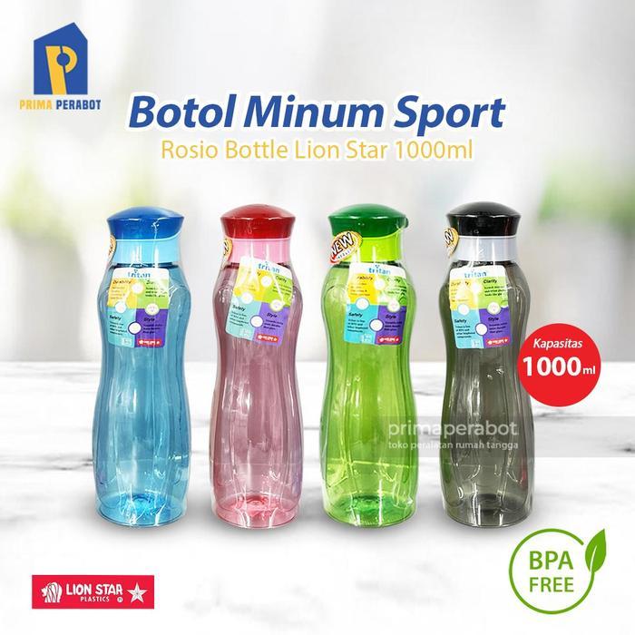 Botol Minum Sport Bpa Free 1000 Ml Rosio Water Bottle Lion Star