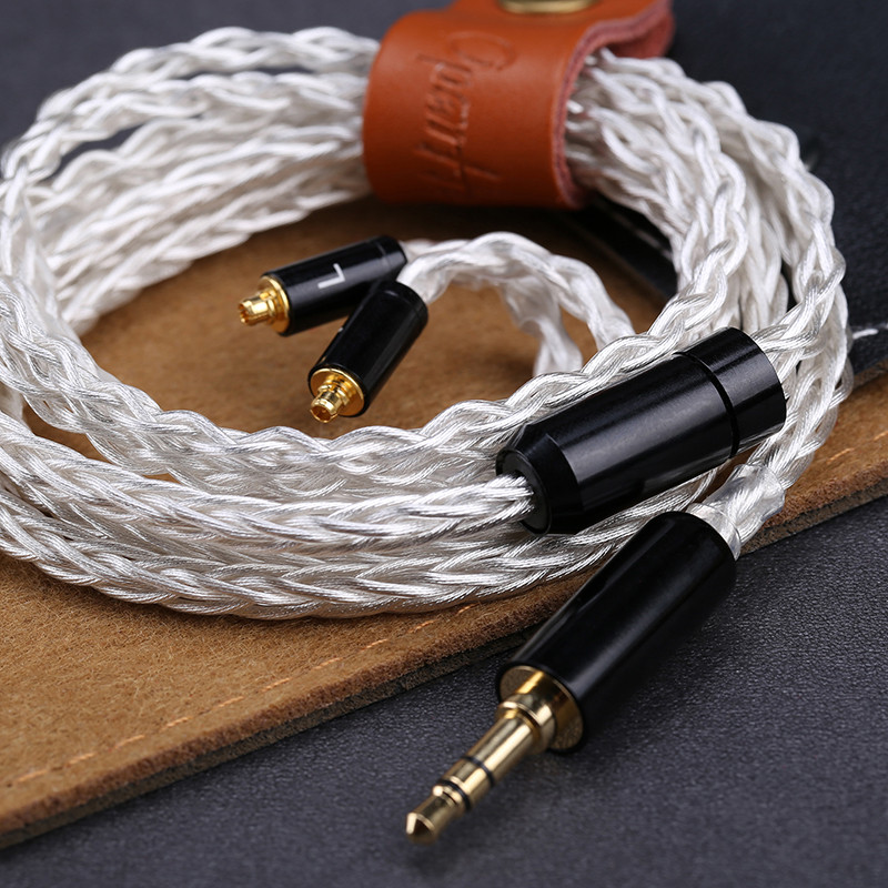 OPENHEART 8 Core Silver Plated Copper Replace Earphone Cable 3.5mm/2.5mm/4.4mm MMCX/0.78 2Pin/QDC