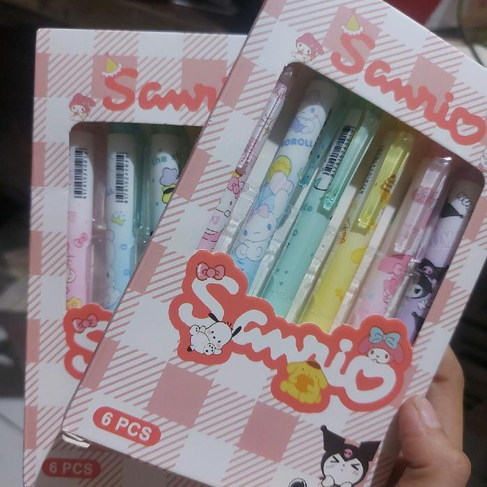 AKSESORIS BOLPOIN LUCU WARNA WARNI SET HADIAH