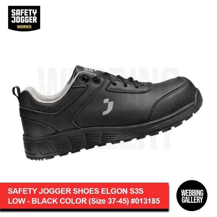 Sepatu Safety Jogger Shoes Elgon S3S Low Black Colour #013185 Original Co