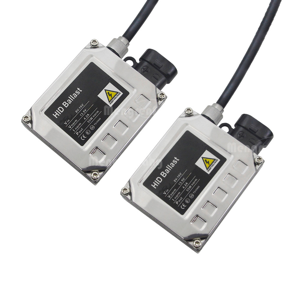 55W Xenon Light Ballast + Bulb Conversion HID Kit H1 H3 H7 H8 H9 H11 9005 HB3 9006 HB4 3000K-10000K