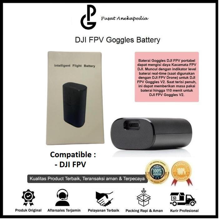DJI FPV Goggles Battery Original - Dji FPV Batrai - Googles Battery Dji Fpv