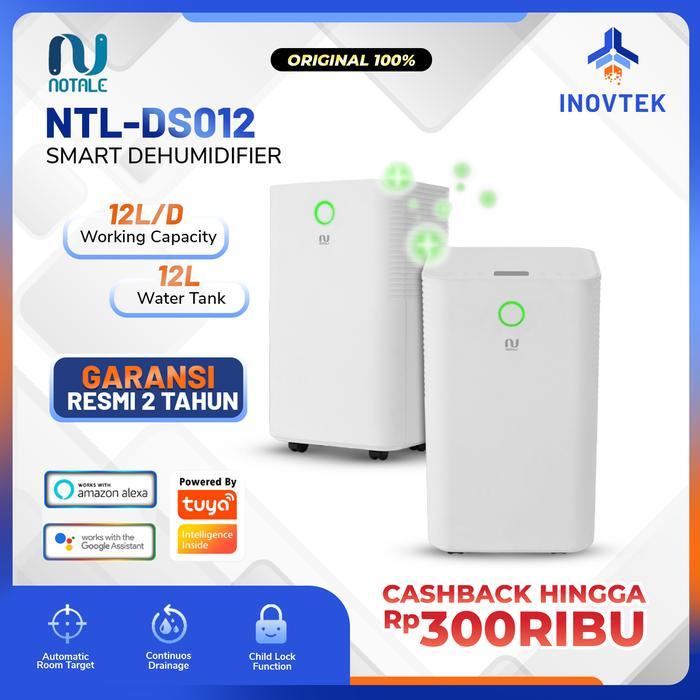 Notale Seco Smart Dehumidifier 12L/Hari - Penyerap Kelembapan Udara